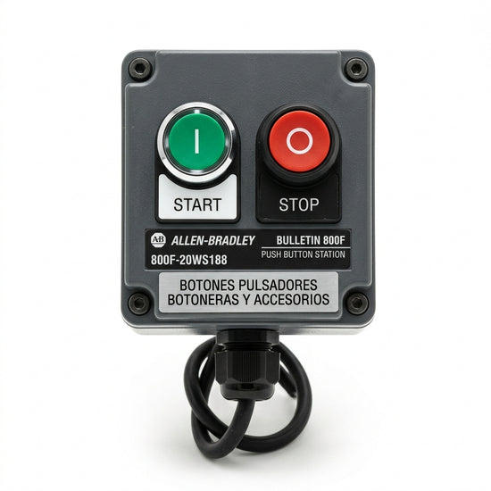 ALLEN-BRADLEY 800F-20WS188 BOTONES PULSADORES BOTONERAS Y ACCESORIOS