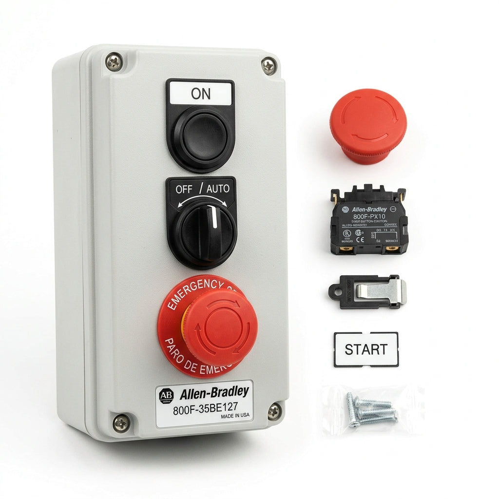 ALLEN-BRADLEY 800F-35BE127 BOTONES PULSADORES BOTONERAS Y ACCESORIOS