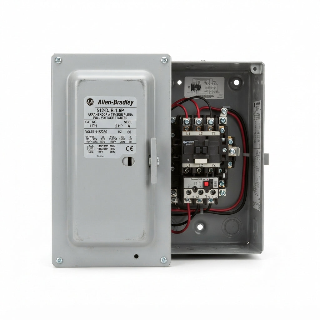 ALLEN-BRADLEY 512-DJB-1-6P ARRANCADORES A TENSION PLENA