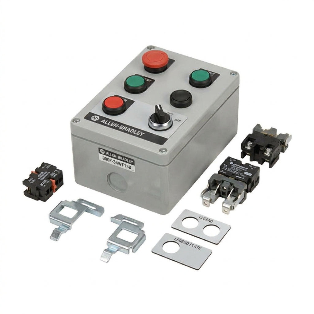 ALLEN-BRADLEY 800F-34WF138 BOTONES PULSADORES BOTONERAS Y ACCESORIOS
