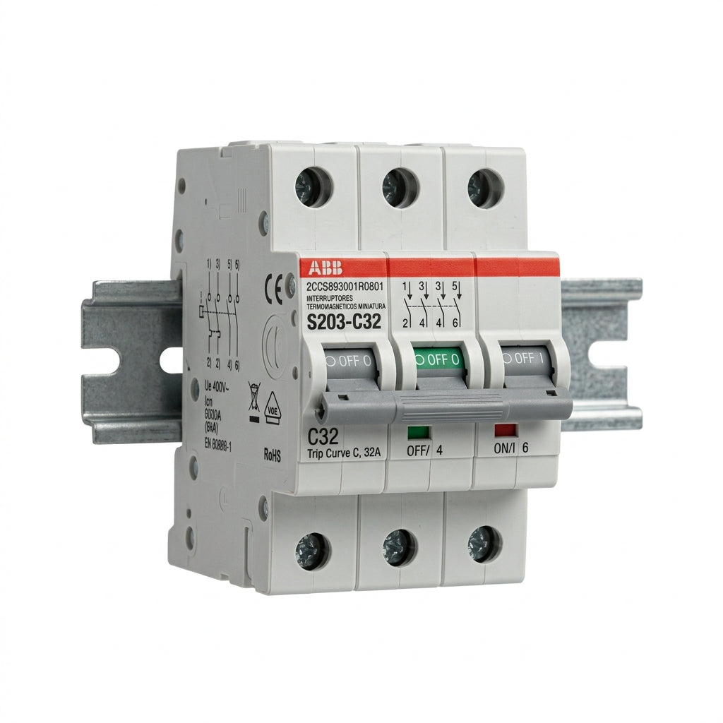 ABB 2CCS893001R0801 INTERRUPTORES TERMOMAGNETICOS MINIATURA RIEL DIN