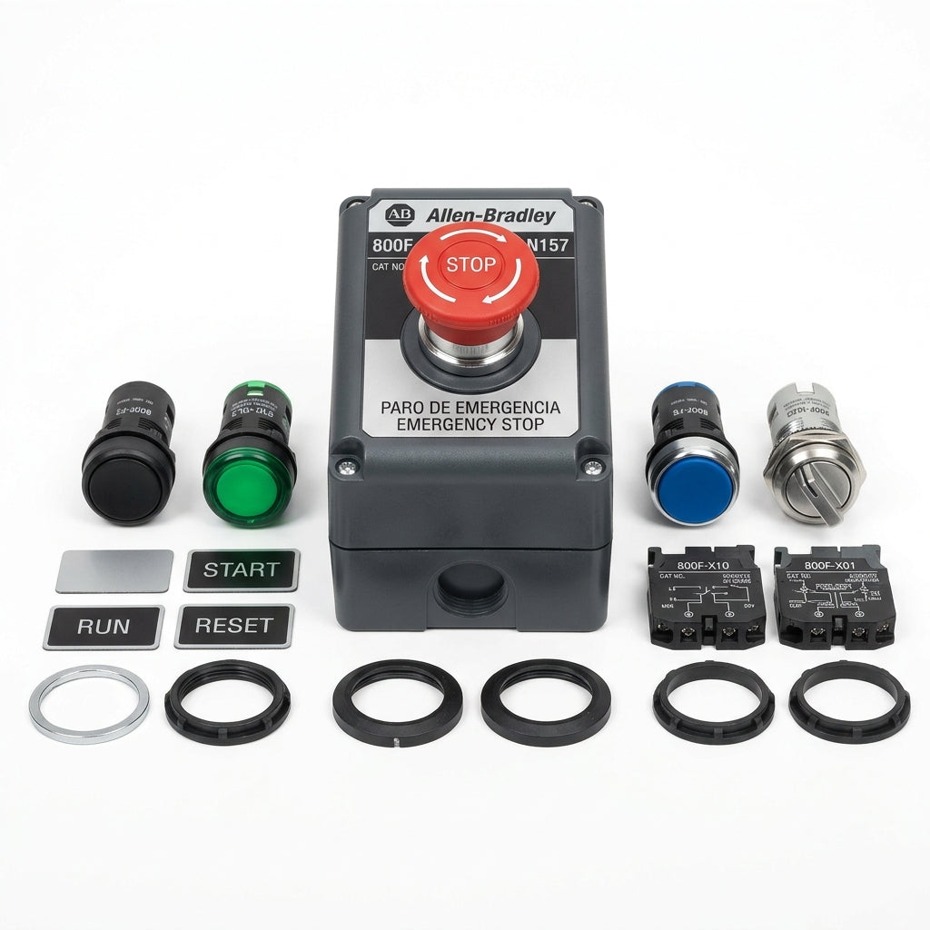 ALLEN-BRADLEY 800F-N157 BOTONES PULSADORES BOTONERAS Y ACCESORIOS