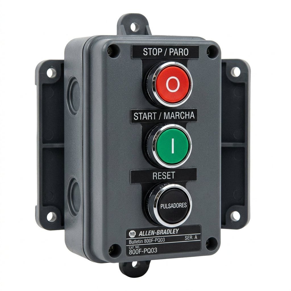 ALLEN-BRADLEY 800F-PQ03 BOTONES PULSADORES BOTONERAS Y ACCESORIOS