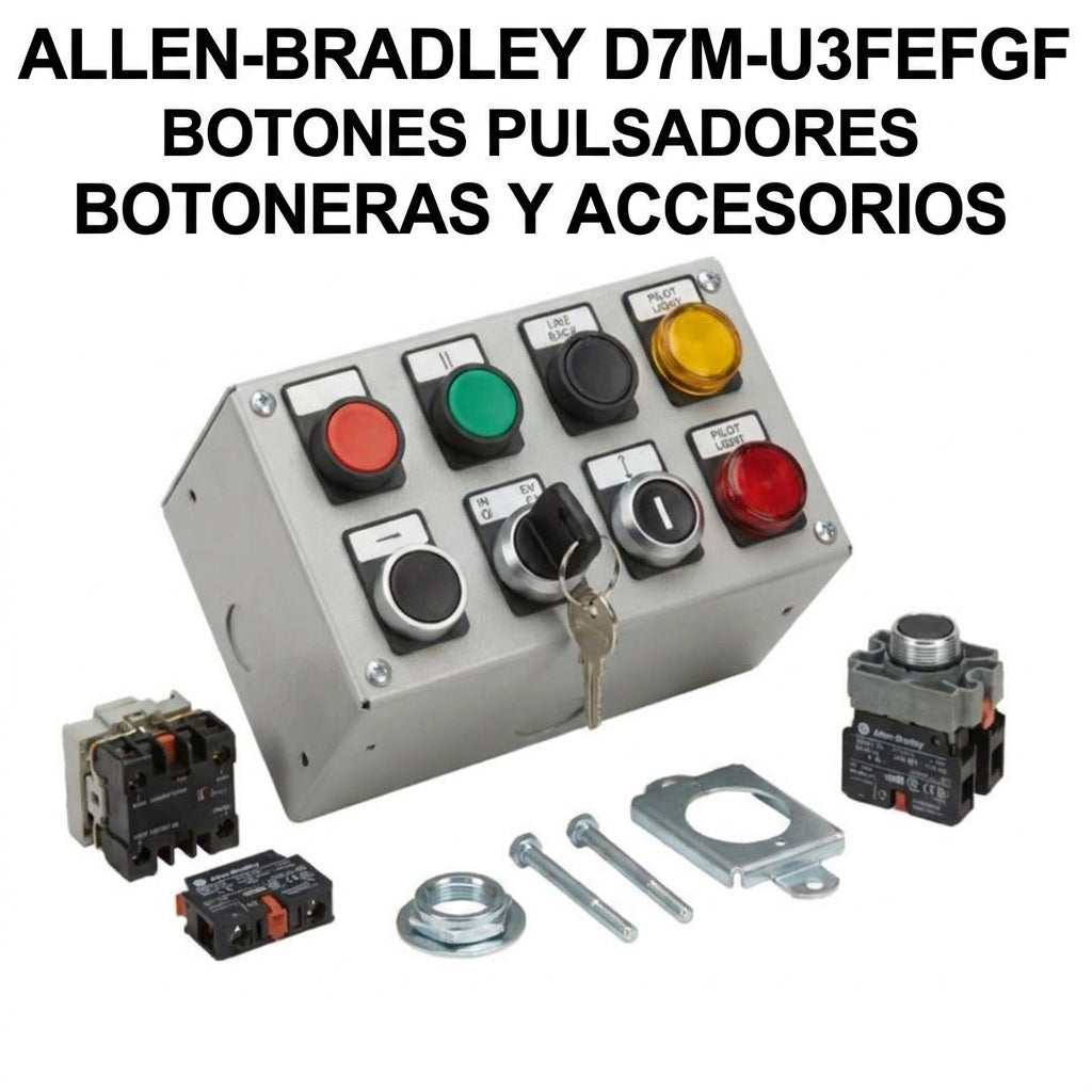 ALLEN-BRADLEY D7M-U3FEFGF BOTONES PULSADORES BOTONERAS Y ACCESORIOS