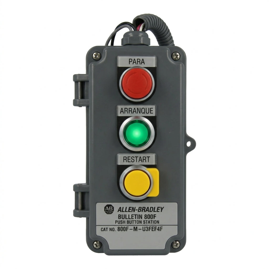 ALLEN-BRADLEY 800F-M-U3FEF4F BOTONES PULSADORES BOTONERAS Y ACCESORIOS