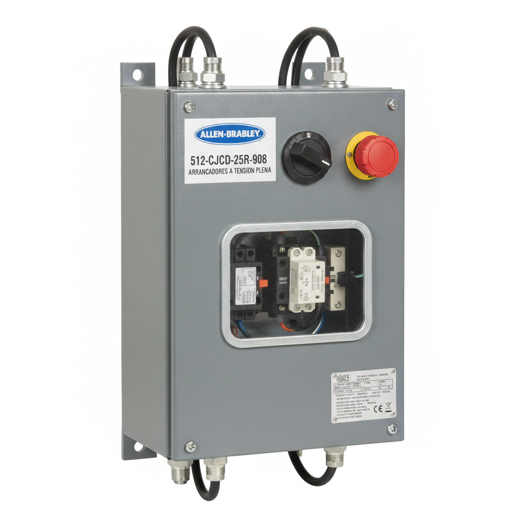 ALLEN-BRADLEY 512-CJCD-25R-908 ARRANCADORES A TENSION PLENA