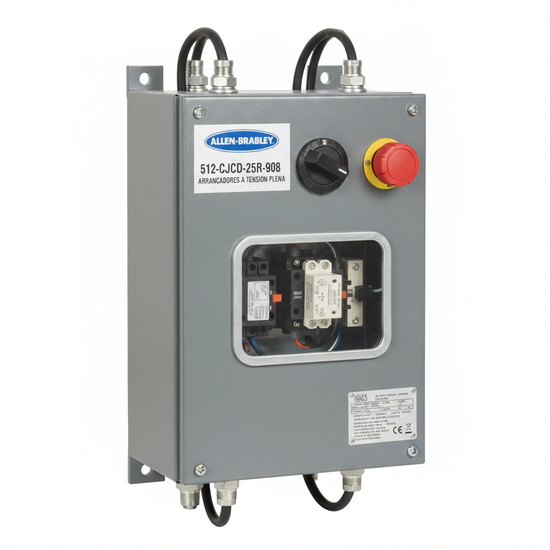 ALLEN-BRADLEY 512-CJCD-25R-908 ARRANCADORES A TENSION PLENA