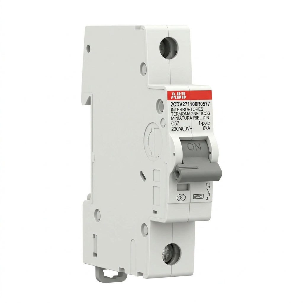 ABB 2CDV271106R0577 INTERRUPTORES TERMOMAGNETICOS MINIATURA RIEL DIN