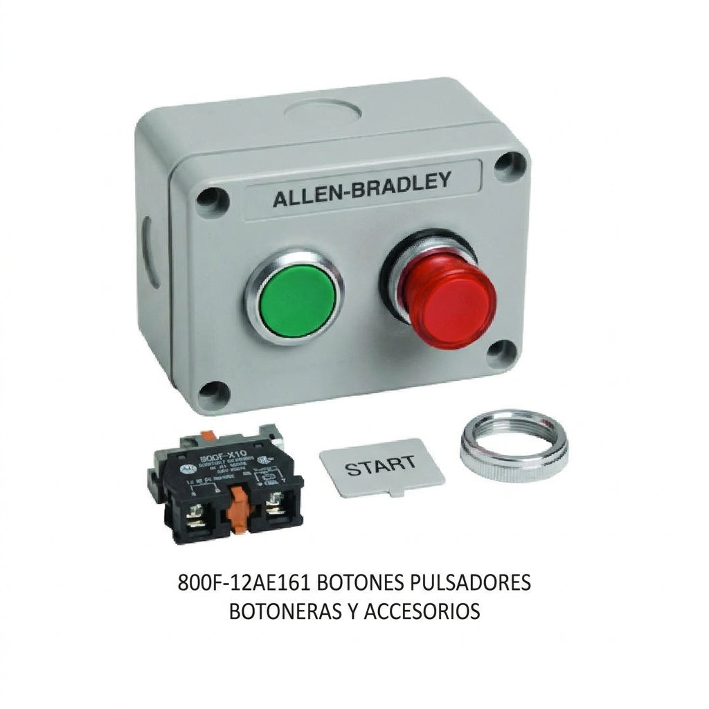 ALLEN-BRADLEY 800F-12AE161 BOTONES PULSADORES BOTONERAS Y ACCESORIOS