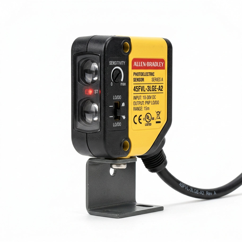 ALLEN-BRADLEY 45FVL-3LGE-A2 DETECTORES O SENSORES FOTOELECTRICOS Y FOTOCELDAS