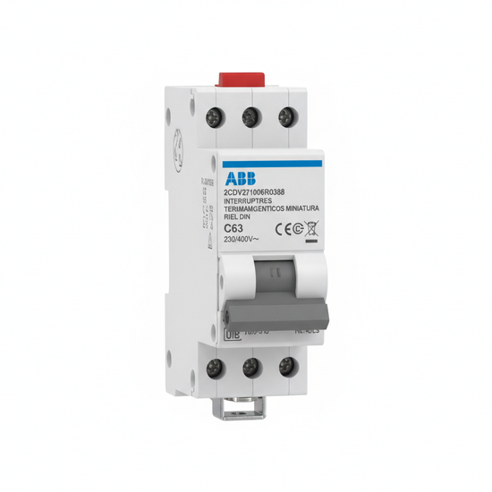 ABB 2CDV271006R0338 INTERRUPTORES TERMOMAGNETICOS MINIATURA RIEL DIN
