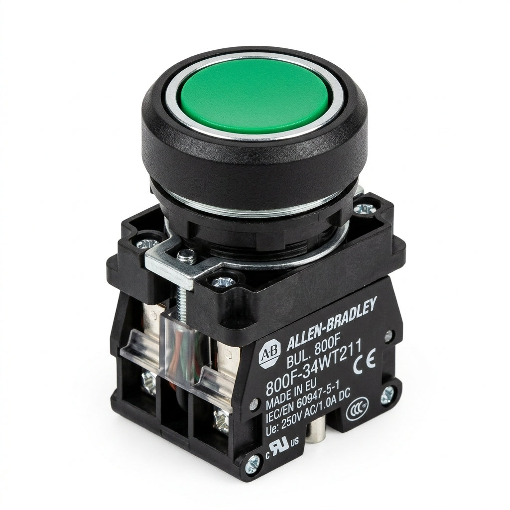 ALLEN-BRADLEY 800F-34WT211 BOTONES PULSADORES BOTONERAS Y ACCESORIOS