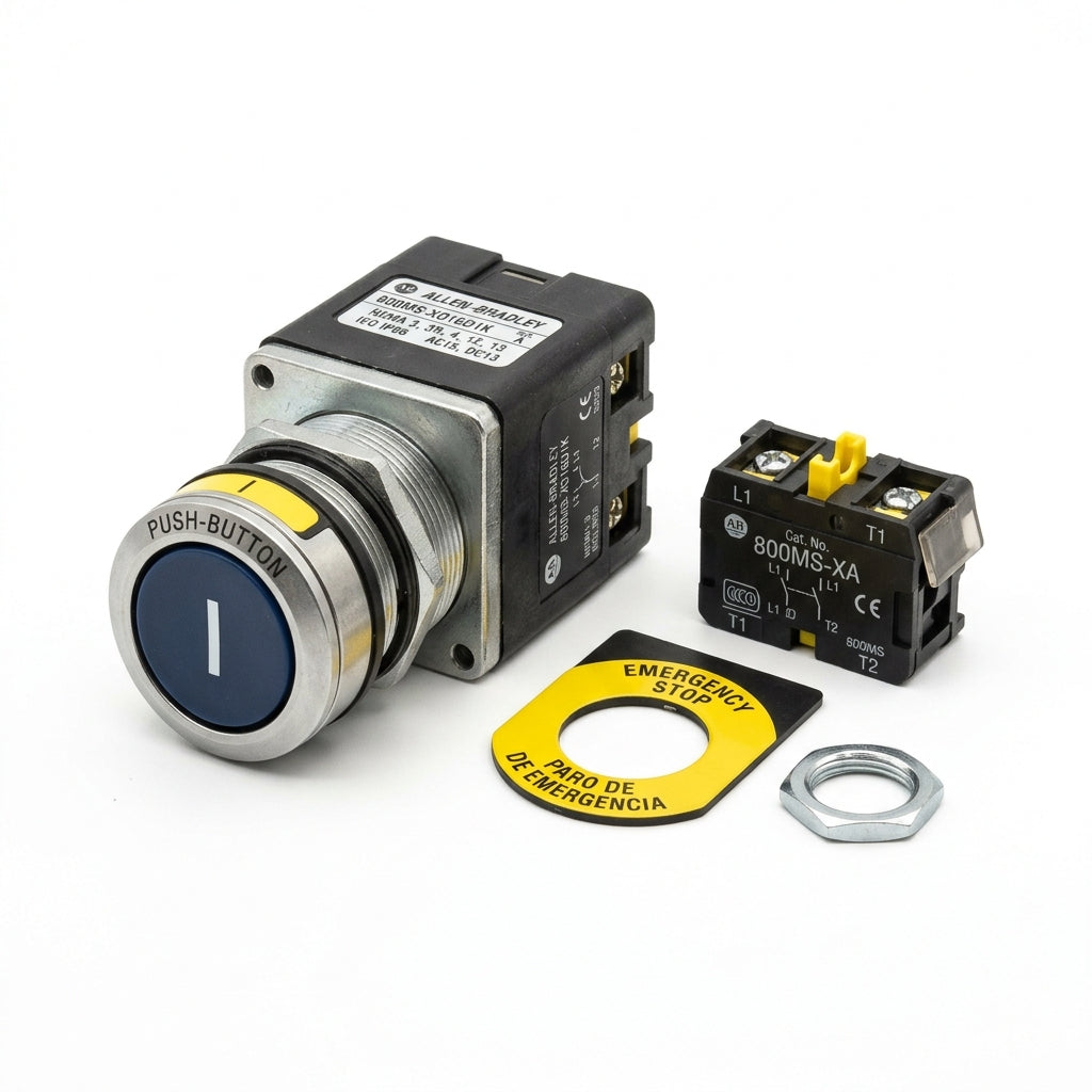 ALLEN-BRADLEY 800MS-XO16D1K BOTONES PULSADORES BOTONERAS Y ACCESORIOS