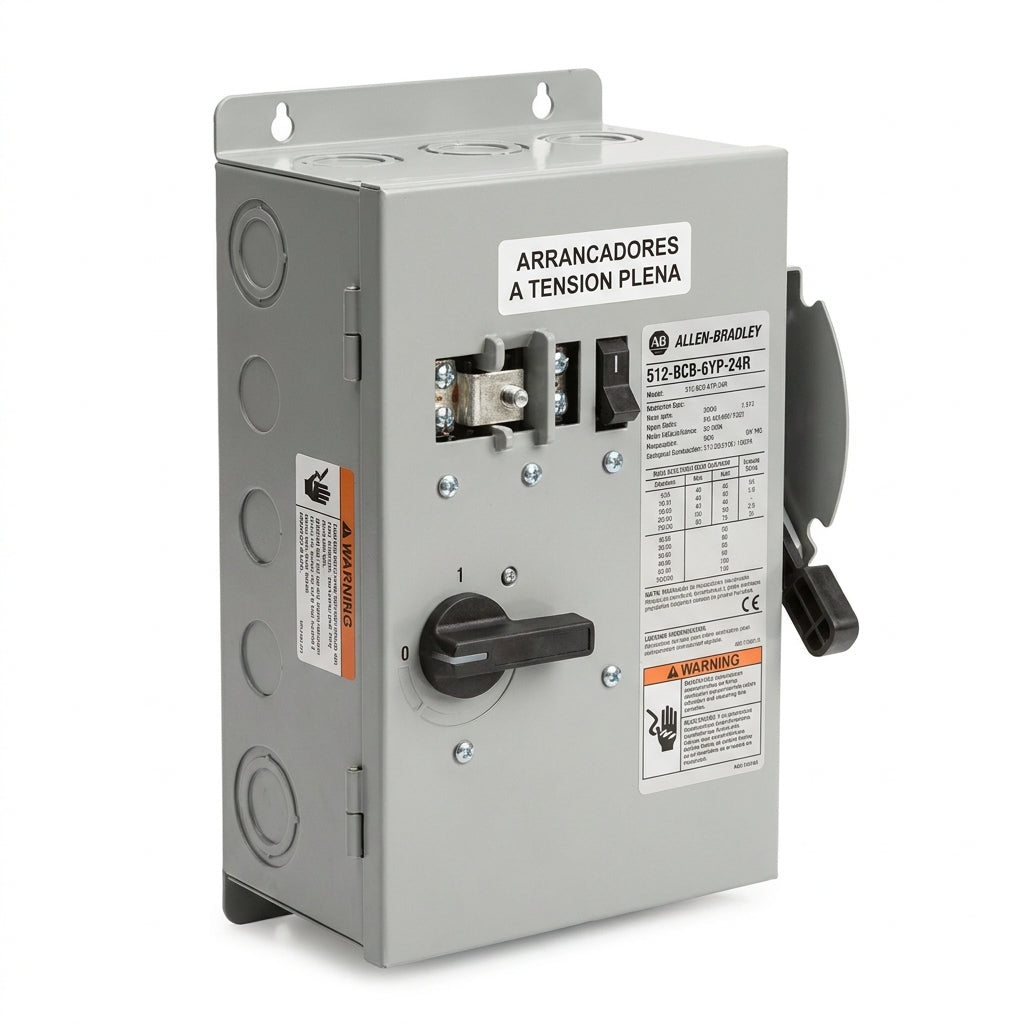ALLEN-BRADLEY 512-BCB-6YP-24R ARRANCADORES A TENSION PLENA