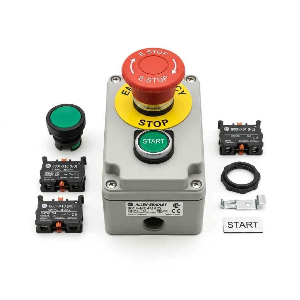 ALLEN-BRADLEY 800F-ME4MX22 BOTONES PULSADORES BOTONERAS Y ACCESORIOS