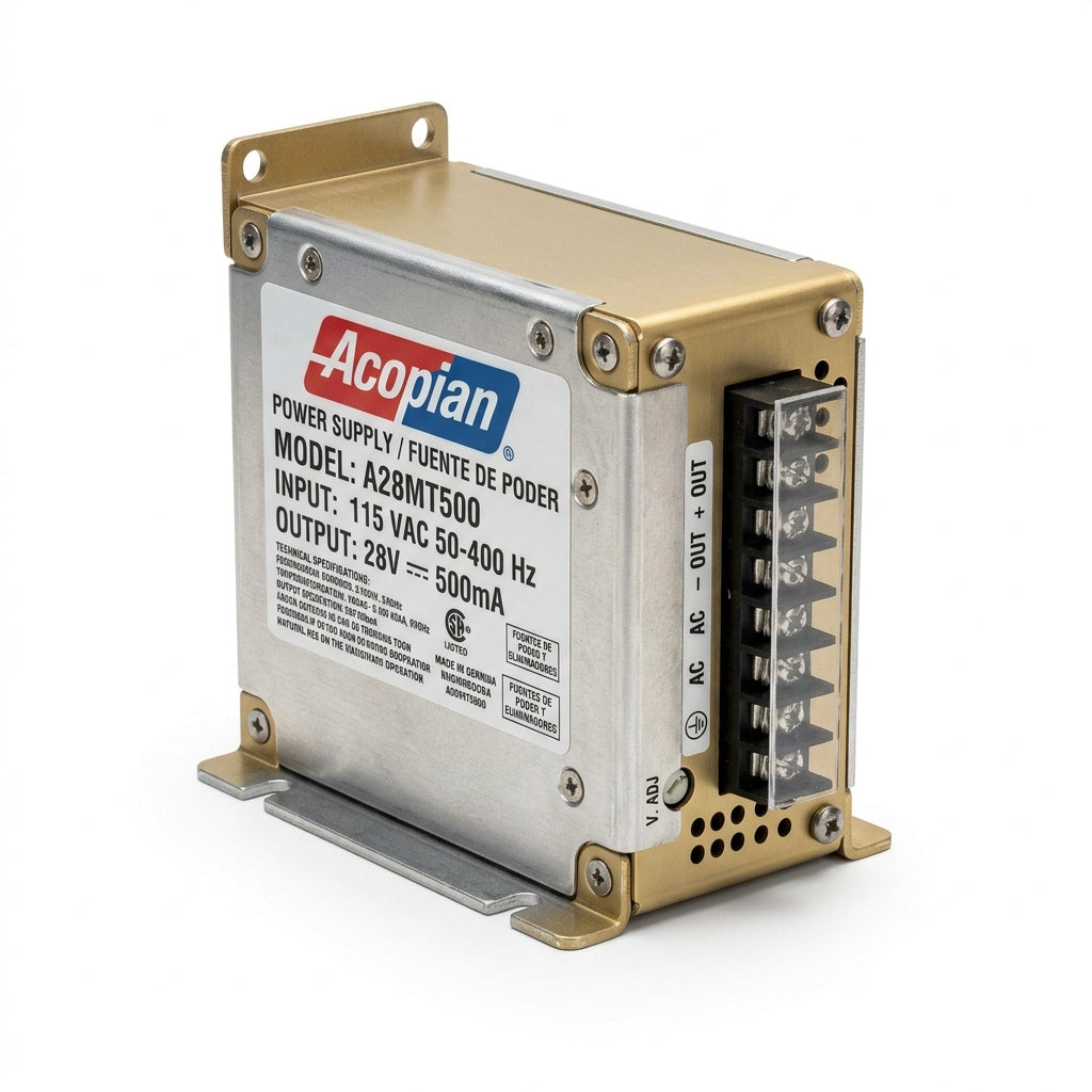 ACOPIAN A28MT500 FUENTES DE PODER Y ELIMINADORES