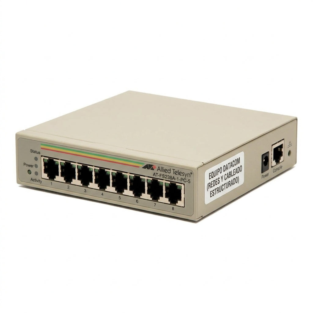 ALLIED-TELESYN AT-FS238A-1-PC-5 EQUIPO DATACOM (REDES Y CABLEADO ESTRUCTURADO)