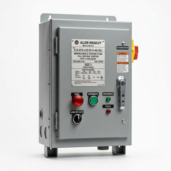 ALLEN-BRADLEY 512-CFCJ-EC1D-3-4G-25J ARRANCADORES A TENSION PLENA