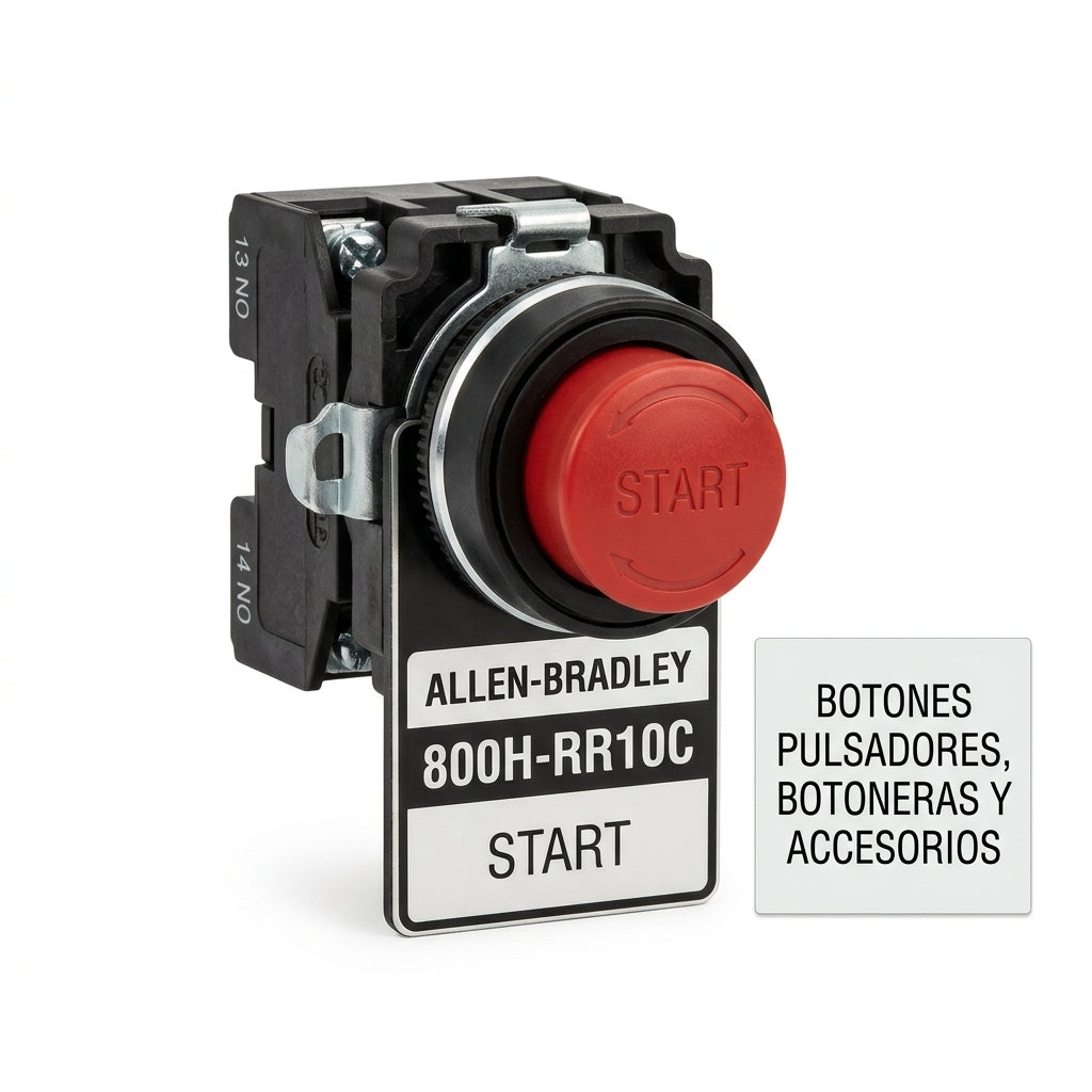ALLEN-BRADLEY 800H-RR10C BOTONES PULSADORES BOTONERAS Y ACCESORIOS