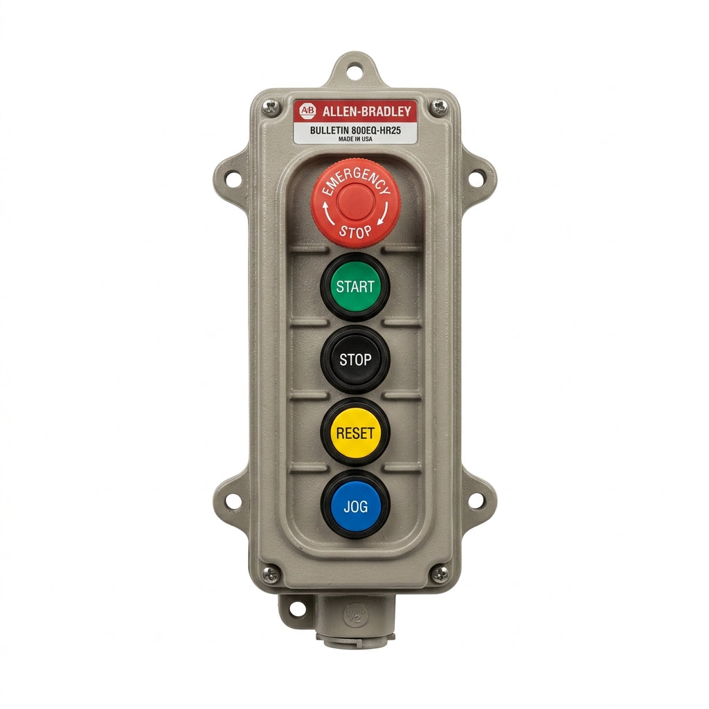 ALLEN-BRADLEY 800EQ-HR25 BOTONES PULSADORES BOTONERAS