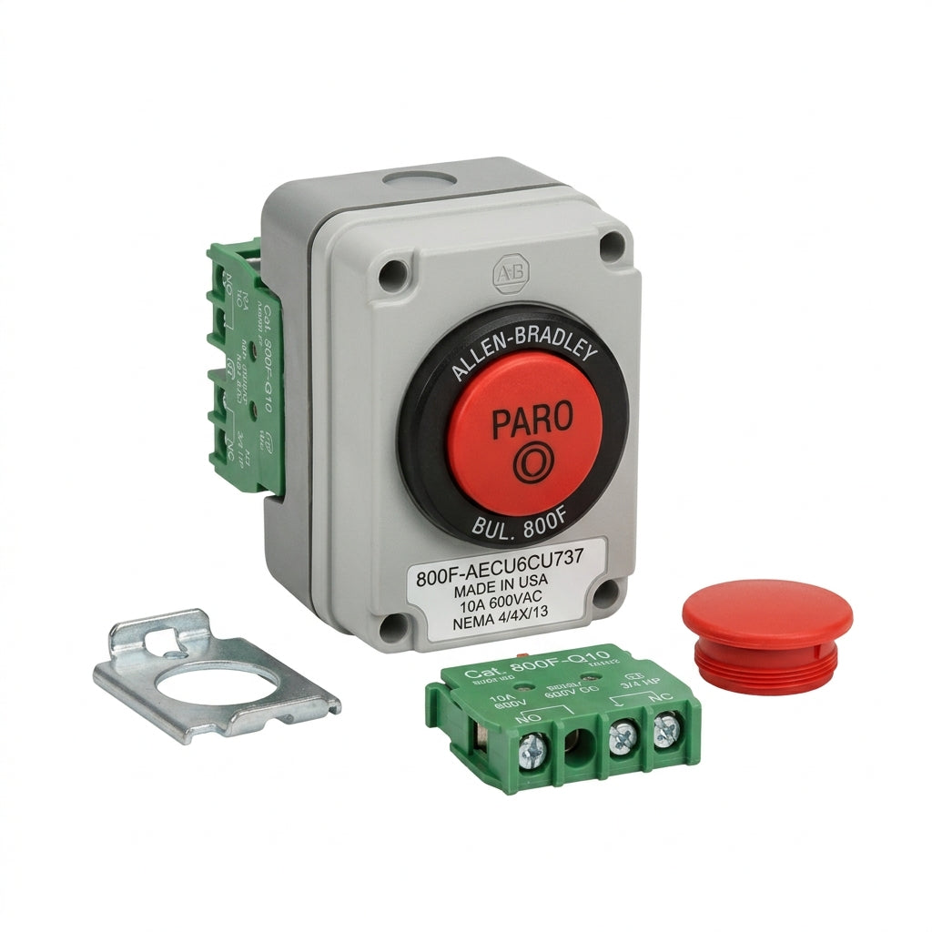 ALLEN-BRADLEY 800F-AECU6CU737 BOTONES PULSADORES BOTONERAS Y ACCESORIOS