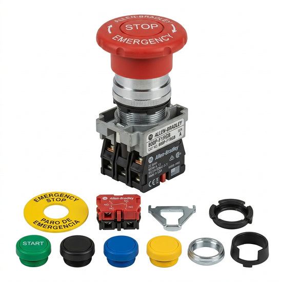 ALLEN-BRADLEY 800P-F1RGB BOTONES PULSADORES BOTONERAS Y ACCESORIOS