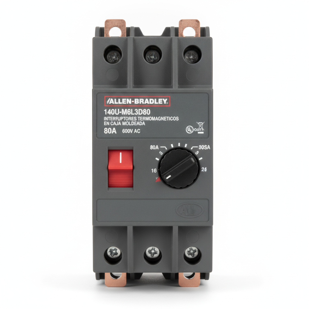 ALLEN-BRADLEY 140U-M6L3D80 INTERRUPTORES TERMOMAGNETICOS EN CAJA MOLDEADA