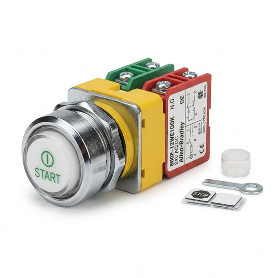 ALLEN-BRADLEY 800F-12WE1OOK BOTONES PULSADORES BOTONERAS Y ACCESORIOS