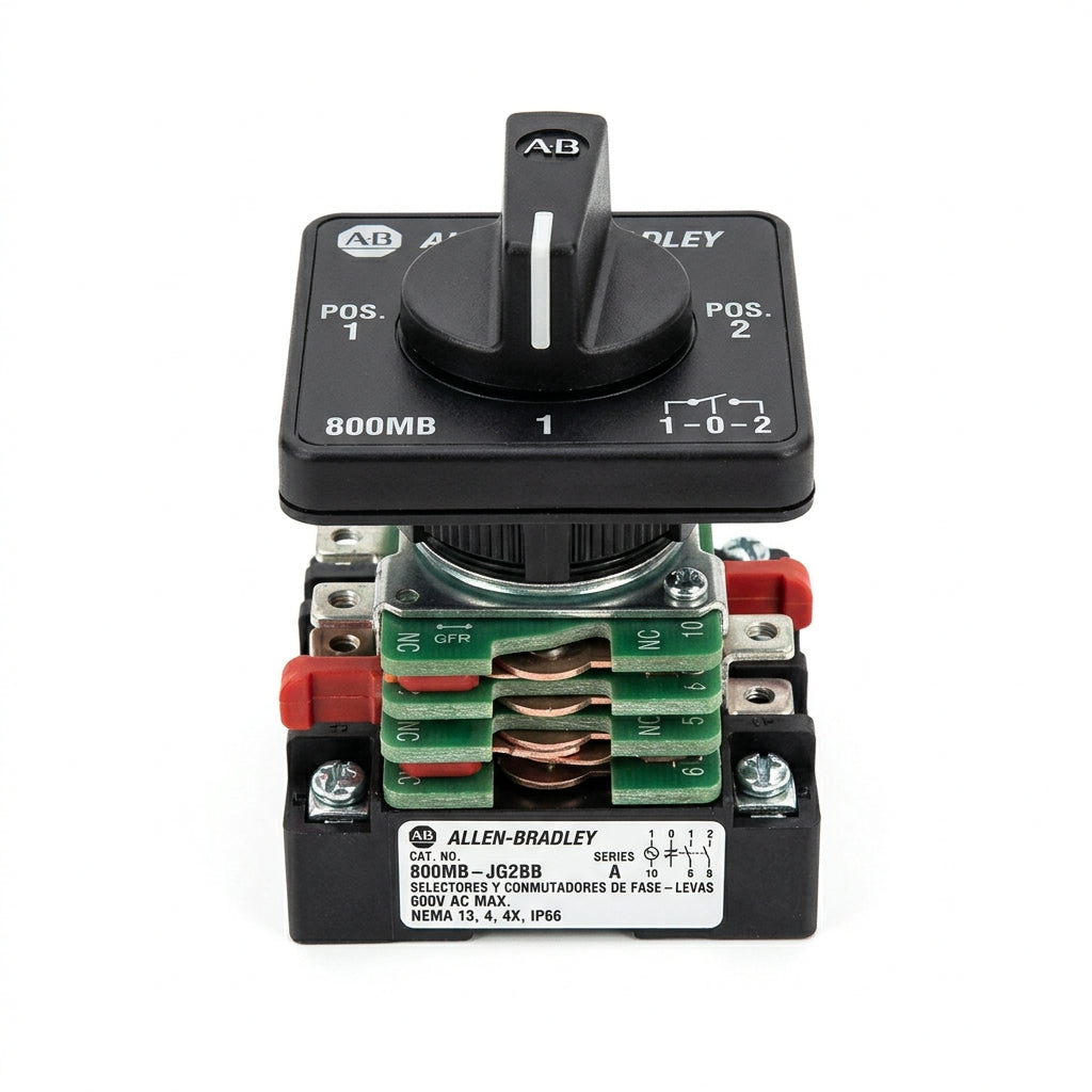 ALLEN-BRADLEY 800MB-JG2BB SELECTORES Y CONMUTADORES DE FASE - LEVAS