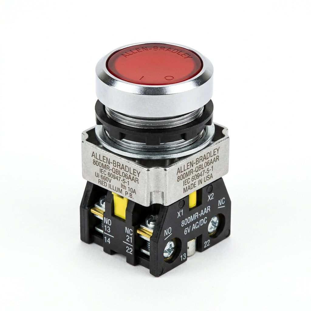 ALLEN-BRADLEY 800MR-QBL06AAR BOTONES PULSADORES BOTONERAS Y ACCESORIOS