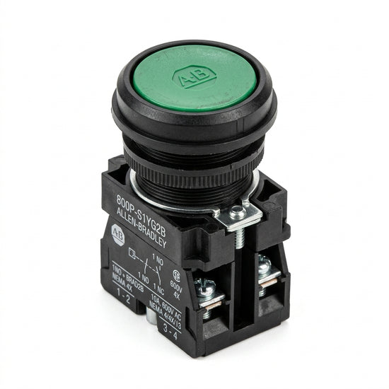 ALLEN-BRADLEY 800P-S1YG2B BOTONES PULSADORES BOTONERAS Y ACCESORIOS