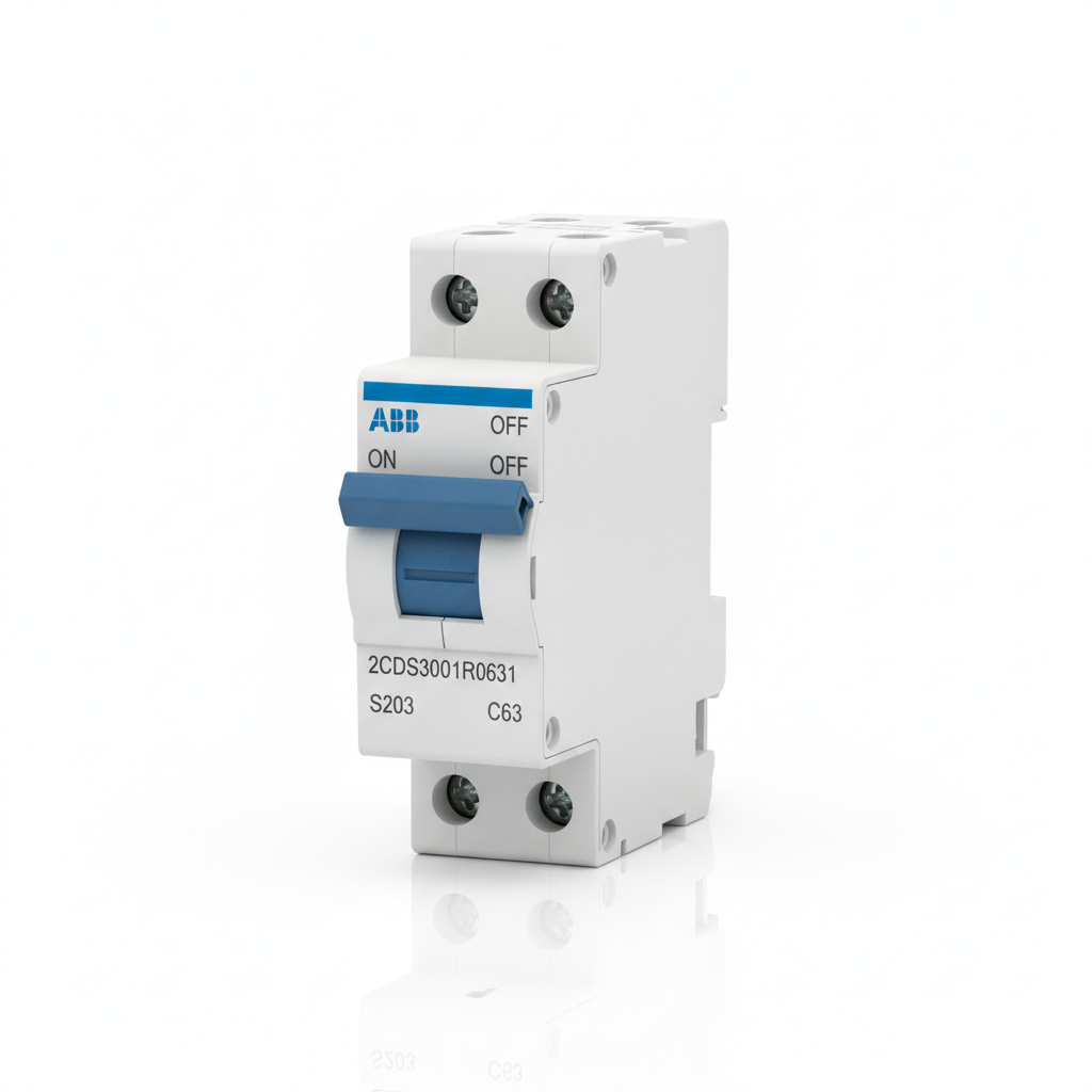 ABB 2CDS283001R0631 INTERRUPTORES TERMOMAGNETICOS MINIATURA RIEL DIN