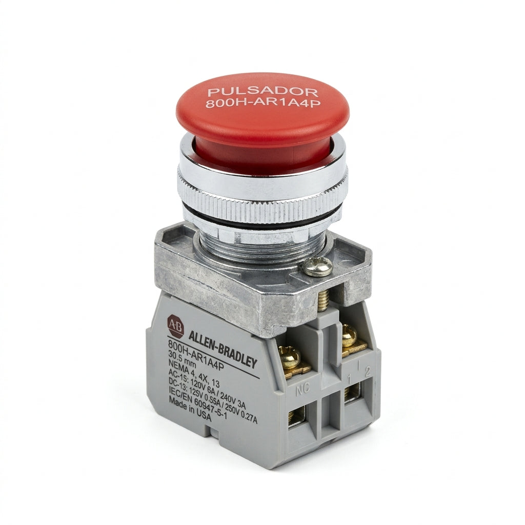 ALLEN-BRADLEY 800H-AR1A4P BOTONES PULSADORES BOTONERAS Y ACCESORIOS