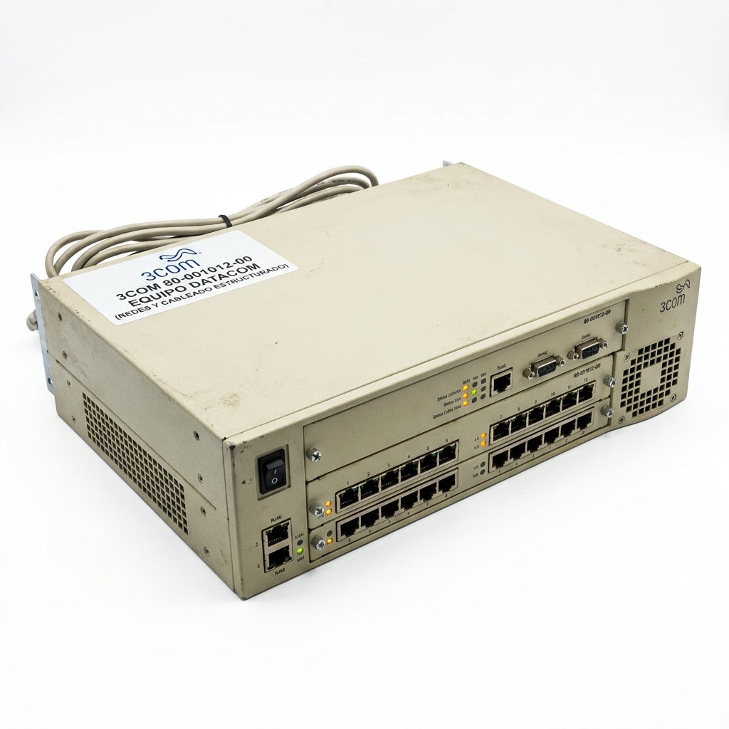 3COM 80-001012-00 EQUIPO DATACOM (REDES Y CABLEADO ESTRUCTURADO)