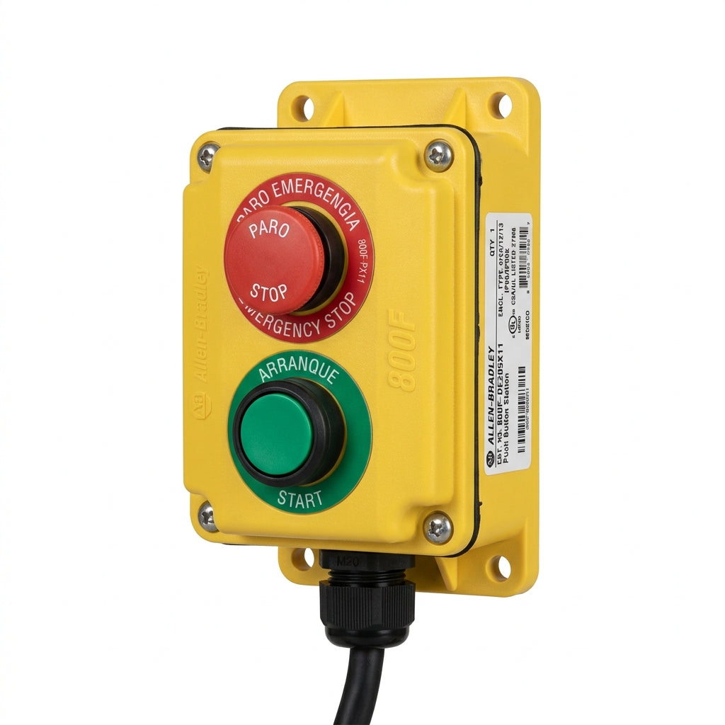 ALLEN-BRADLEY 800F-DE205X11 BOTONES PULSADORES BOTONERAS Y ACCESORIOS