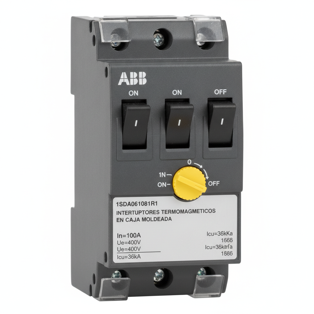 ABB 1SDA061081R1 INTERRUPTORES TERMOMAGNETICOS EN CAJA MOLDEADA