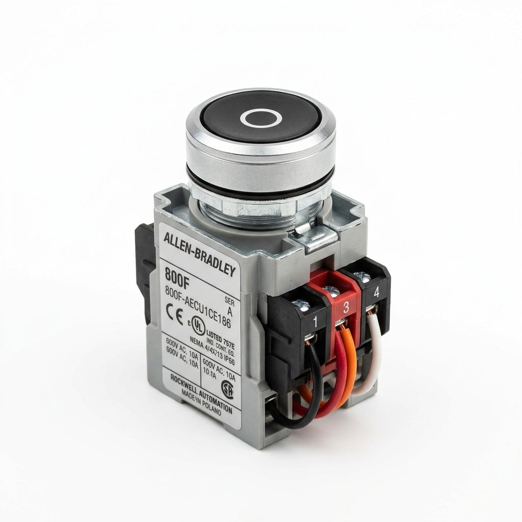 ALLEN-BRADLEY 800F-AECU1CE186 BOTONES PULSADORES BOTONERAS Y ACCESORIOS