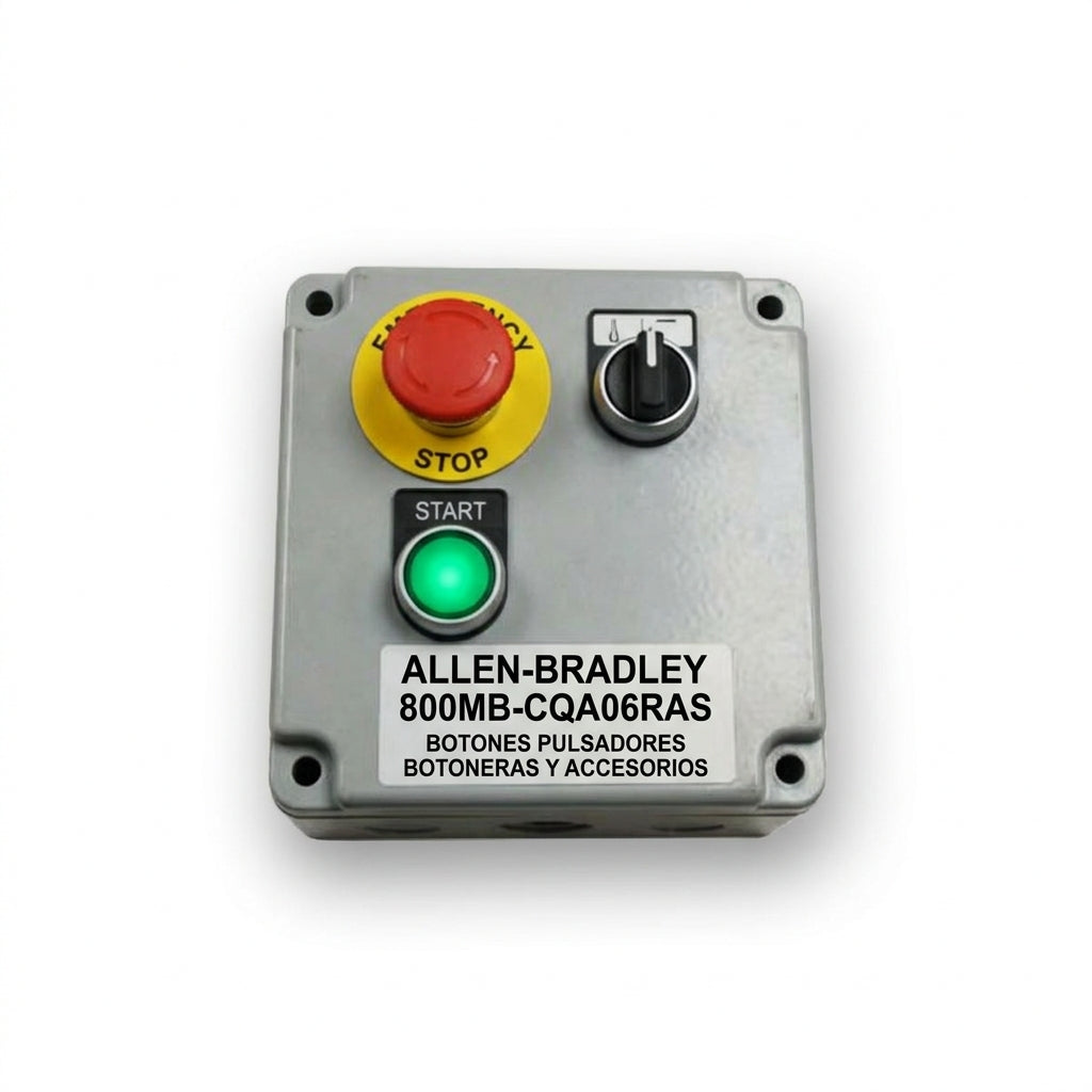ALLEN-BRADLEY 800MB-CQA06RAS BOTONES PULSADORES BOTONERAS Y ACCESORIOS