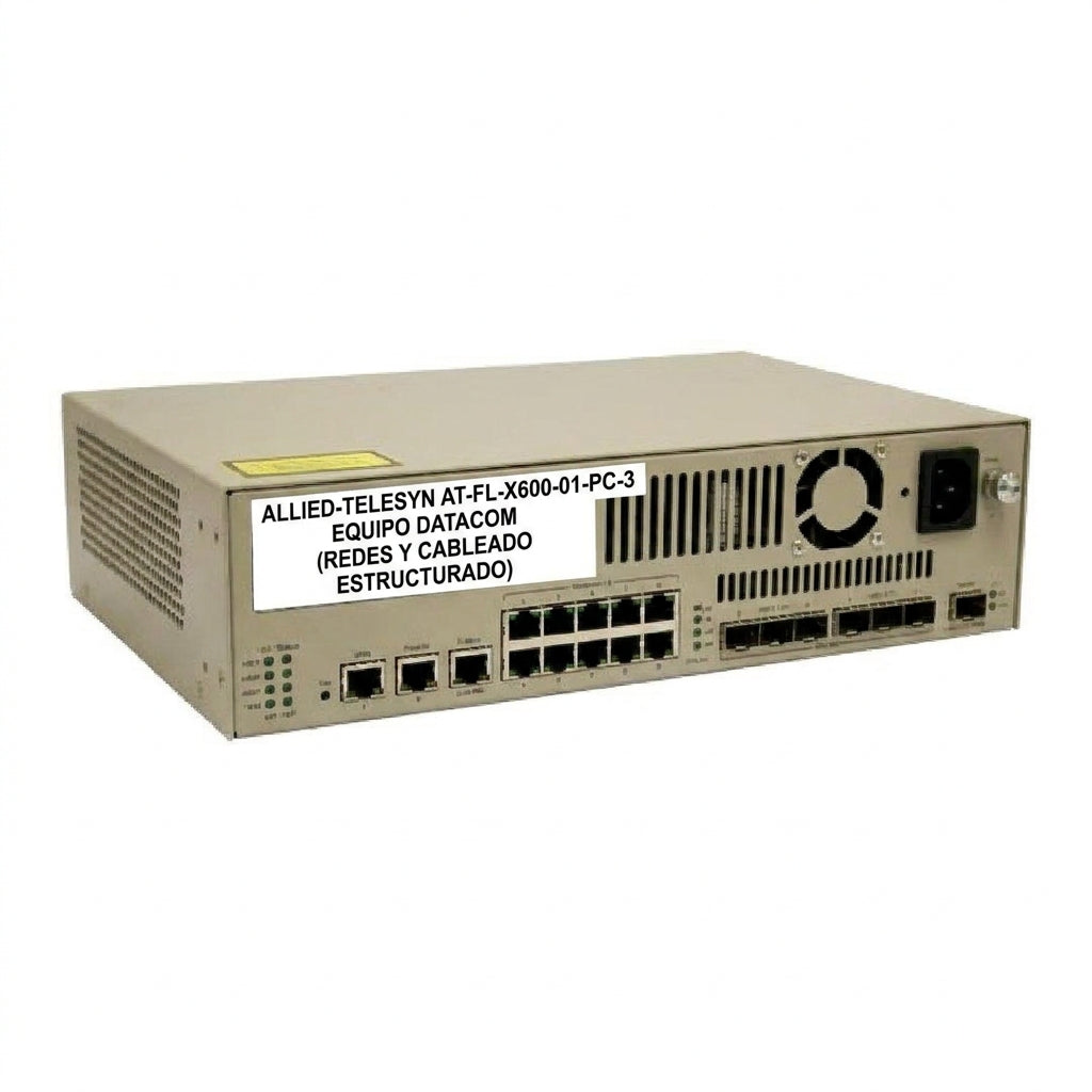 ALLIED-TELESYN AT-FL-X600-01-PC-3 EQUIPO DATACOM (REDES Y CABLEADO ESTRUCTURADO)