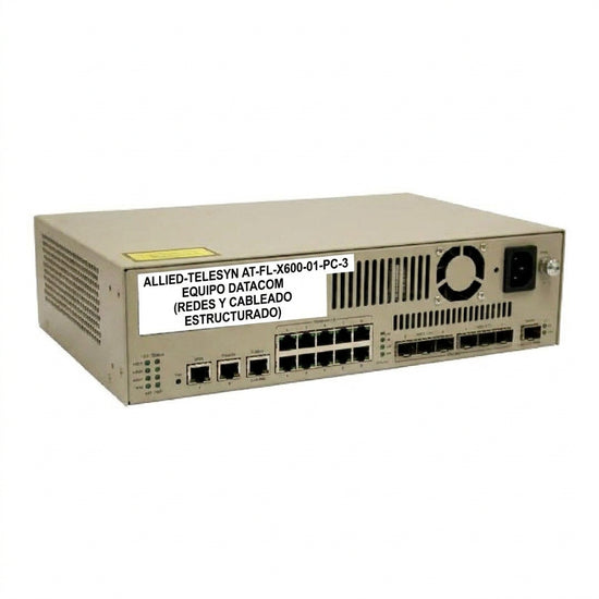 ALLIED-TELESYN AT-FL-X600-01-PC-3 EQUIPO DATACOM (REDES Y CABLEADO ESTRUCTURADO)