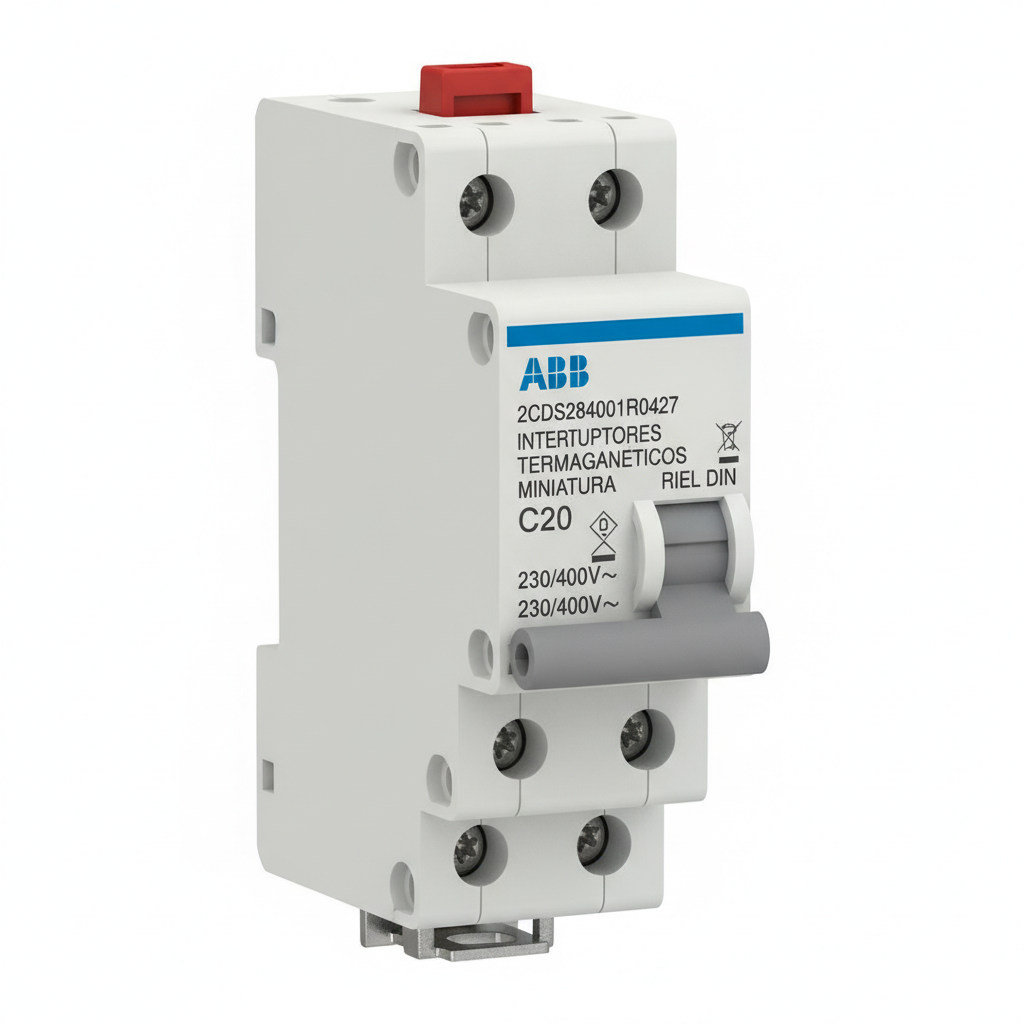 ABB 2CDS284001R0427 INTERRUPTORES TERMOMAGNETICOS MINIATURA RIEL DIN