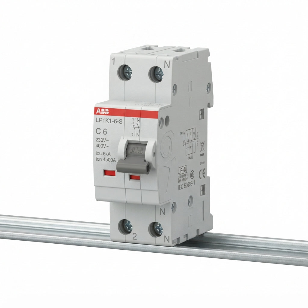 ABB LP1K1-6-S INTERRUPTORES TERMOMAGNETICOS MINIATURA RIEL DIN