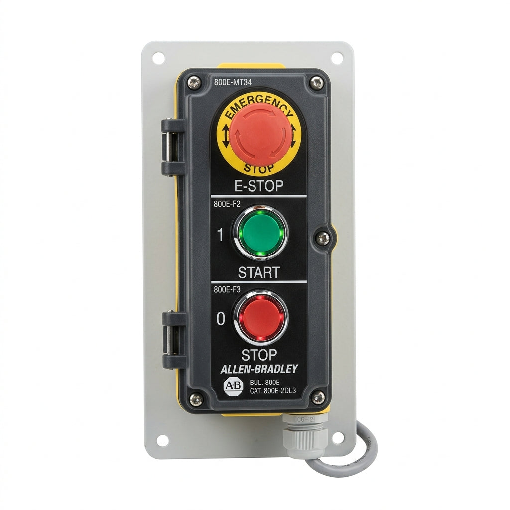 ALLEN-BRADLEY 800E-2DL3 BOTONES PULSADORES BOTONERAS