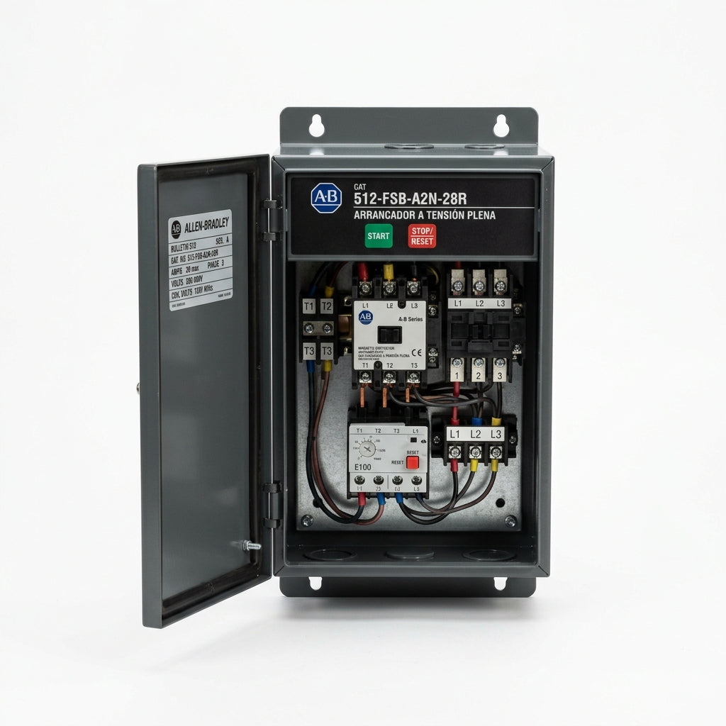ALLEN-BRADLEY 512-FSB-A2N-28R ARRANCADORES A TENSION PLENA