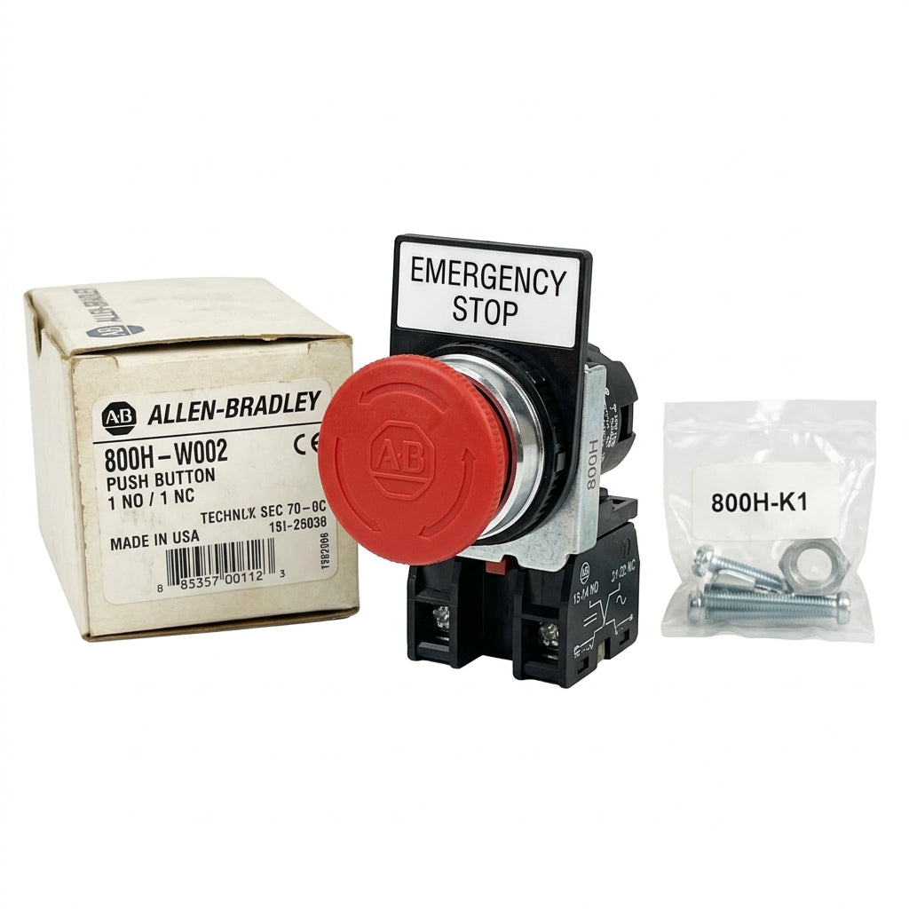 ALLEN-BRADLEY 800H-W002 BOTONES PULSADORES BOTONERAS Y ACCESORIOS