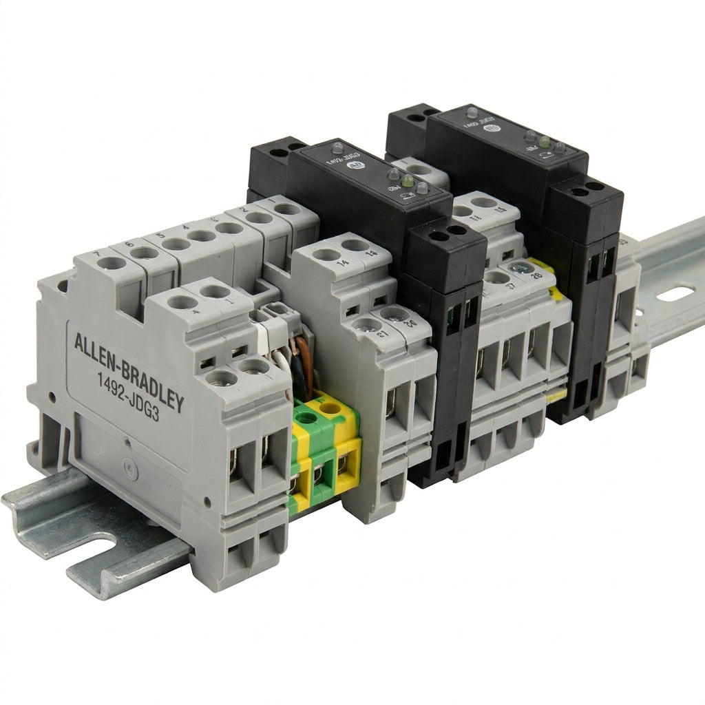ALLEN-BRADLEY 1492-JDG3 CLEMAS BORNES Y OPTOACOPLADORES