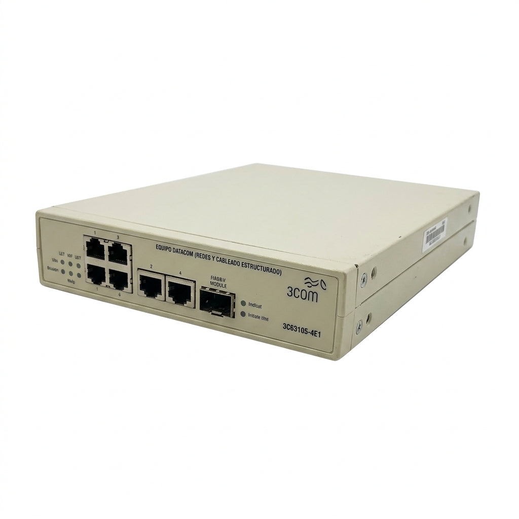 3COM 3C63105-4E1 EQUIPO DATACOM (REDES Y CABLEADO ESTRUCTURADO)