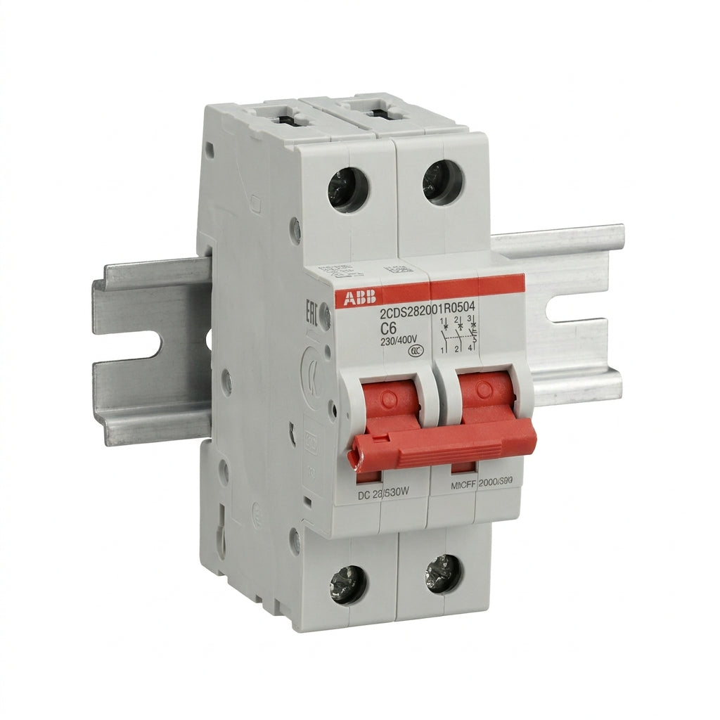 ABB 2CDS282001R0504 INTERRUPTORES TERMOMAGNETICOS MINIATURA RIEL DIN