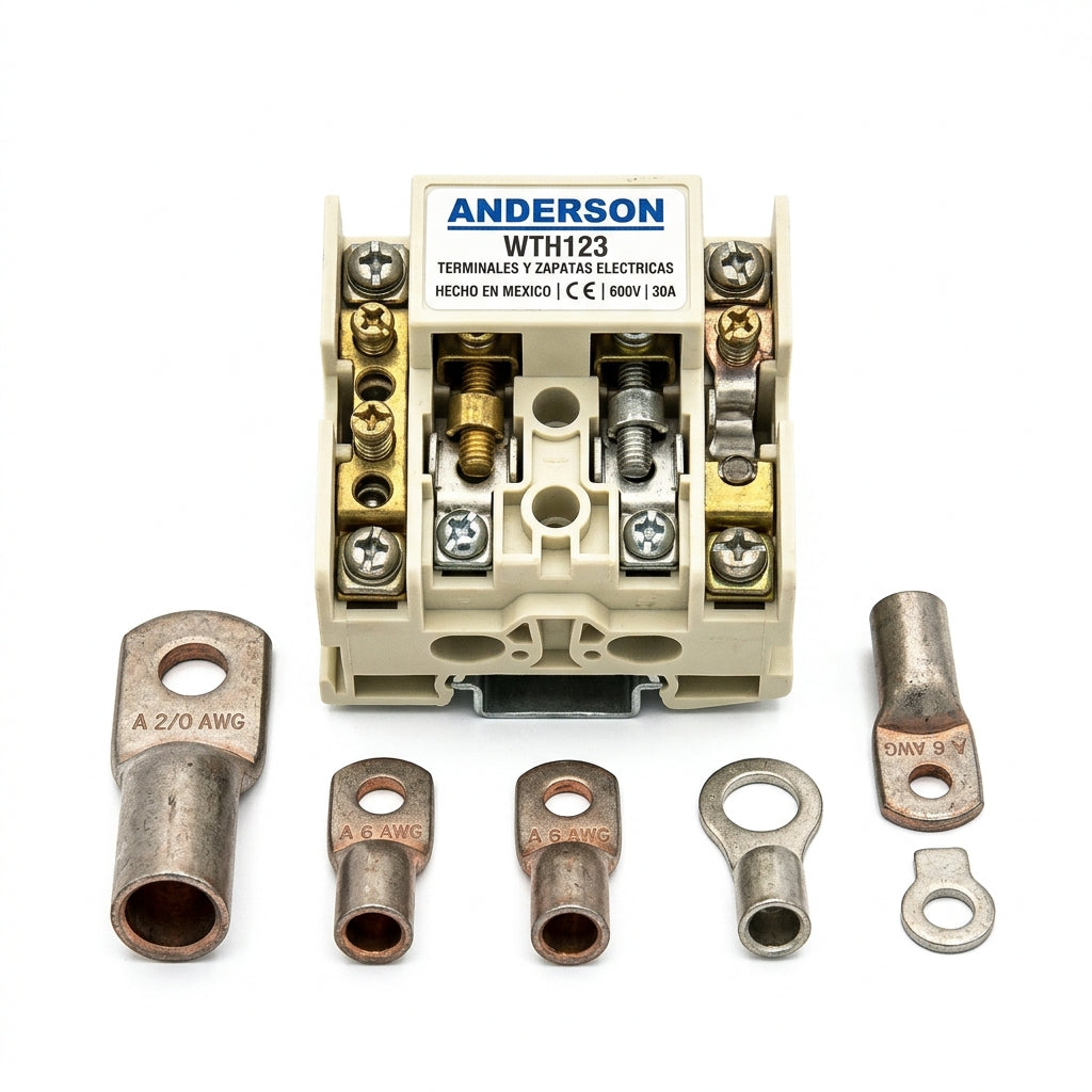 ANDERSON WTH123 TERMINALES Y ZAPATAS ELECTRICAS