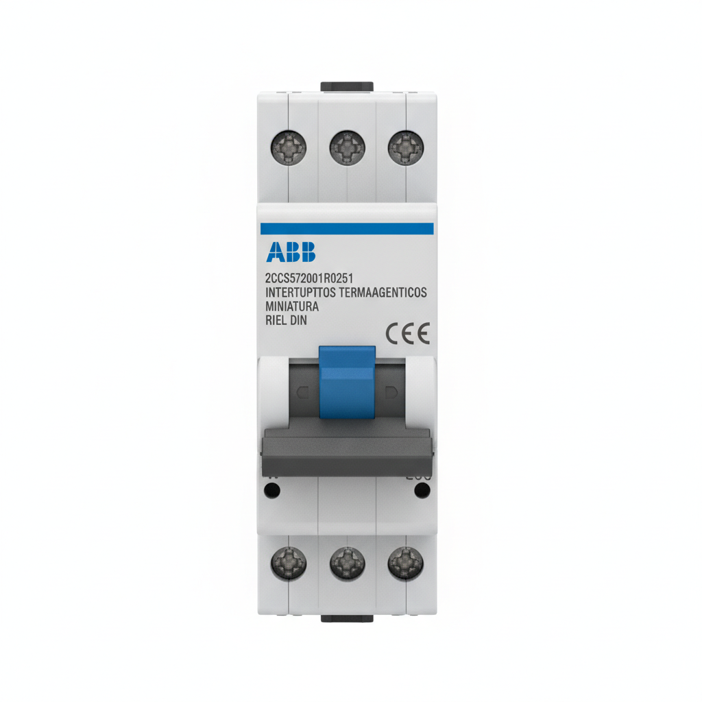 ABB 2CCS572001R0251 INTERRUPTORES TERMOMAGNETICOS MINIATURA RIEL DIN